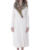 Ermanno Scervino Coat Woman - Lyst