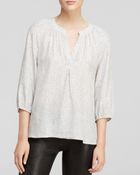 Joie Addie B Feather Print Top - Lyst