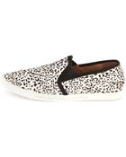 Joie Kidmore Leopard-Print Calf-Hair Slip-On - Lyst