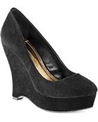 BCBGeneration Carleen Suede Wedge Heels - Lyst
