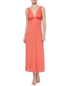 Natori Aphrodite Long Charmeuse Gown - Lyst
