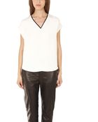 3.1 Phillip Lim Cut Off Shoulder Top - Lyst