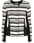 IRO Brockel Leather-Trimmed Bouclã©-Tweed Jacket - Lyst