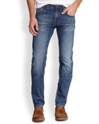 AG Adriano Goldschmied Matchbox Slim Straight-Leg Jeans - Lyst