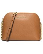 Michael Kors Cindy Large Saffiano Leather Crossbody - Lyst
