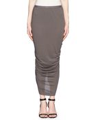 Rick Owens Lilies Drapy Maxi Skirt - Lyst