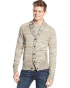 American Rag Marled Shawl-Collar Cardigan - Lyst