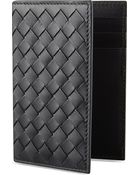 Bottega Veneta Intrecciato Leather Card Case - Lyst