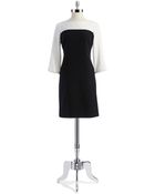 Jones New York Colorblock Shift Dress - Lyst