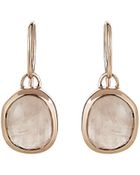 Monica Vinader Rose Quartz Siren Wire Earrings - Lyst