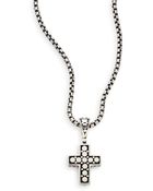 John Hardy Dot Sterling Silver Cross Pendant - Lyst