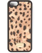 Dolce & Gabbana Leopard Print Iphone5 Case - Lyst
