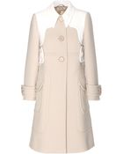 Miu Miu Wool Coat - Lyst