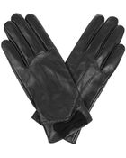 Oasis Scallop Bow Leather Glove - Lyst