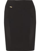 Just Cavalli Stretch-Crepe Mini Skirt - Lyst