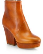 Maison Margiela Leather High-Heel Ankle Boots - Lyst