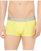 Calvin Klein Mens Steel Microfiber Low-rise Trunks - Lyst