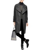 Carven Oversized Felted-Wool Coat - Lyst