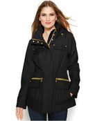 Michael Kors Michael Hooded Anorak Jacket - Lyst