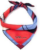 Fendi Colour Block Scarf - Lyst