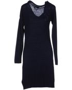 Patrizia Pepe Short Dress - Lyst