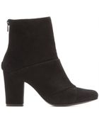 Opening Ceremony Curtain Suede Ankle Boots - Lyst