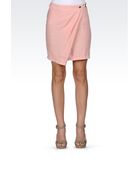 Armani Jeans Wraparound Skirt in Linen - Lyst