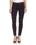 Genetic Denim Lust Plaid Skinny Jeans - Lyst