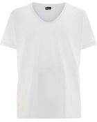 Harrods Of London Cotton V-Neck T-Shirt - Lyst
