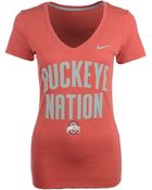 Nike Womens Ohio State Buckeyes Fa14 Local Tshirt - Lyst