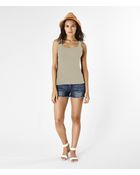 Michael Stars 2x1 Rib Boyfriend Tank - Lyst