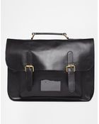 Asos Leather Satchel - Lyst