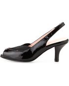 Taryn Rose Cadence Napa Leather Slingback - Lyst