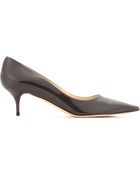 Jimmy Choo Aza Patent-Leather Pumps - Lyst