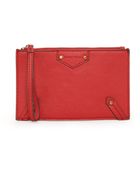 Mango Wristlet Pebbled Cosmetic Bag - Lyst