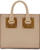 Sophie Hulme Nude Leather Box Tote Bag - Lyst