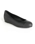 Eileen Fisher Sprinkle Leather Ballet Flats - Lyst