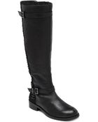 Jessica Simpson Ellister Tall Leather Boots - Lyst