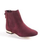 Ivanka Trump Preston Leather Ankle Boots - Lyst