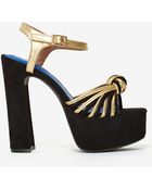Nasty Gal Jeffrey Campbell Suede Harmony Platform - Lyst