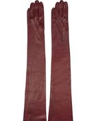 Missoni Leather Gloves - Lyst