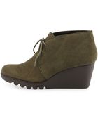 Donald J Pliner Maka Suede Wedge Boot - Lyst