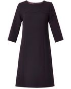 Goat Vanity Wool-Crepe Shift Dress - Lyst