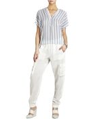 BCBGMAXAZRIA Ayana Oversized Scarf Shirt - Lyst