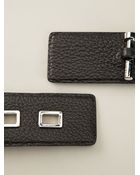 Carven Grained Leather Belt - Lyst