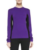 Michael Kors Two-Tone Wool Sweater - Lyst