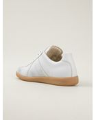 Maison Martin Margiela Laceup Sneakers - Lyst