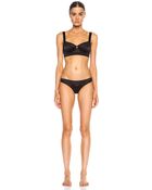 Kiki De Montparnasse Expose Longline Silk-blend Bra - Lyst