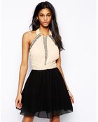 Little Mistress Embellished Prom Dress - Lyst