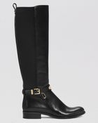 MICHAEL Michael Kors Tall Boots - Arley Logo Plaque - Lyst